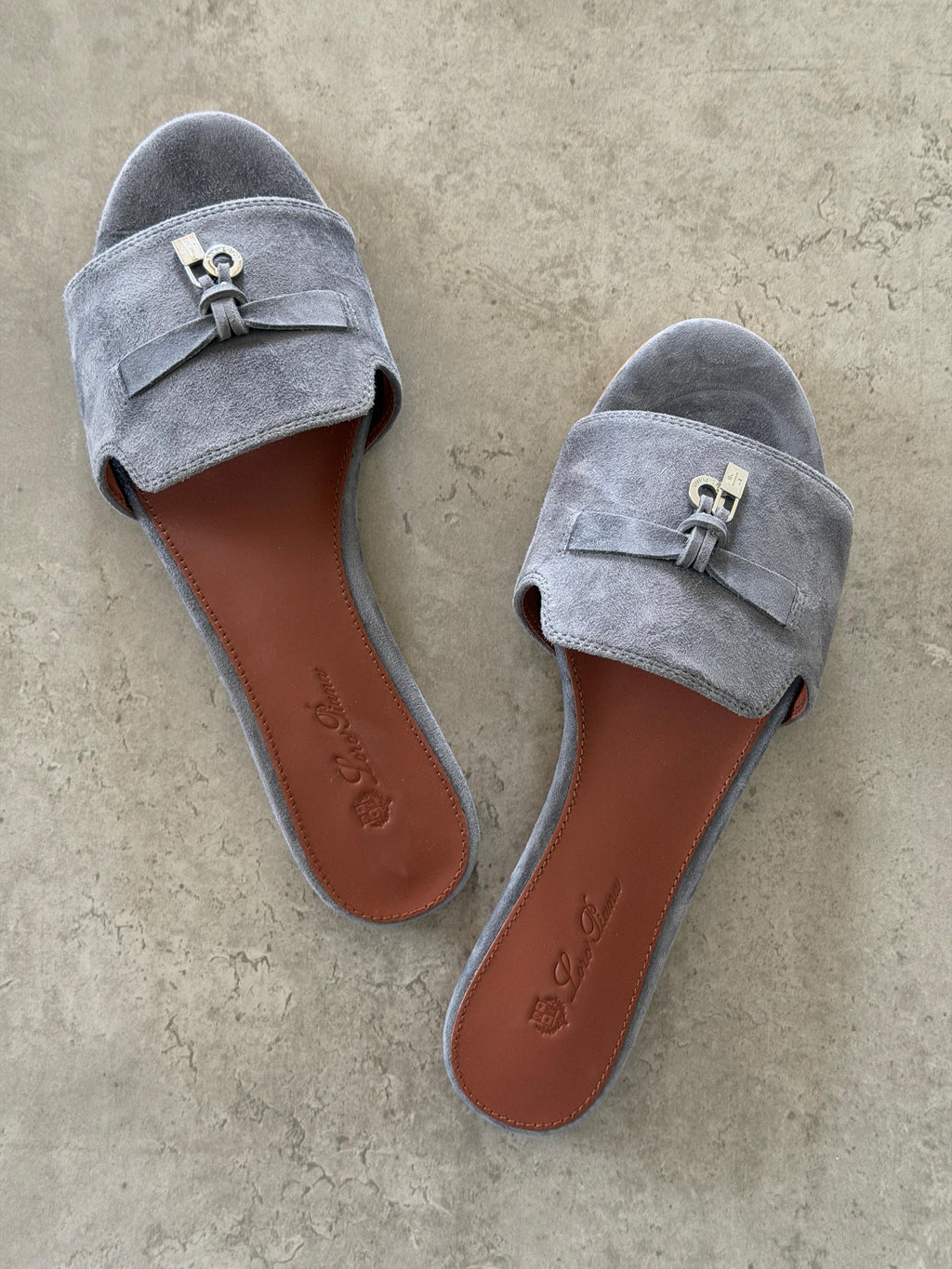 Loro Piana Summer Charms Sandals in Suede Goatskin - 11