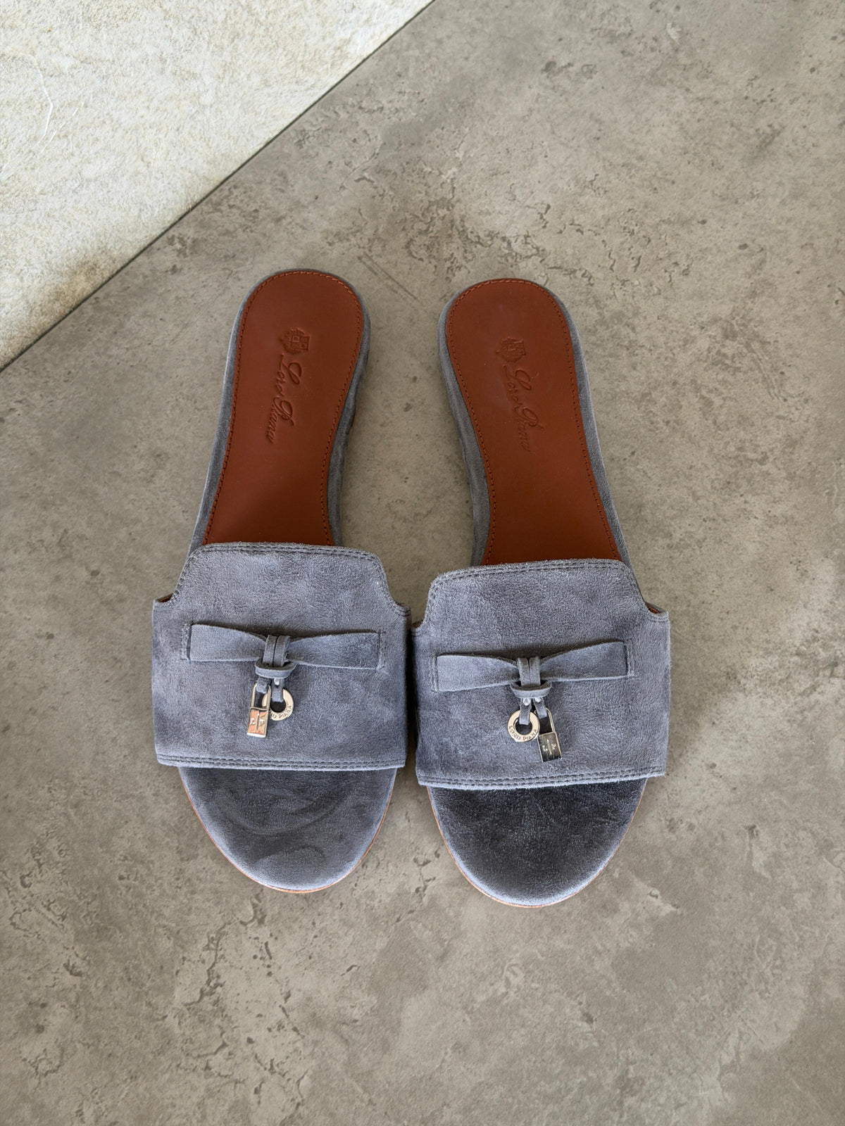 Loro Piana Summer Charms Sandals in Suede Goatskin - 4