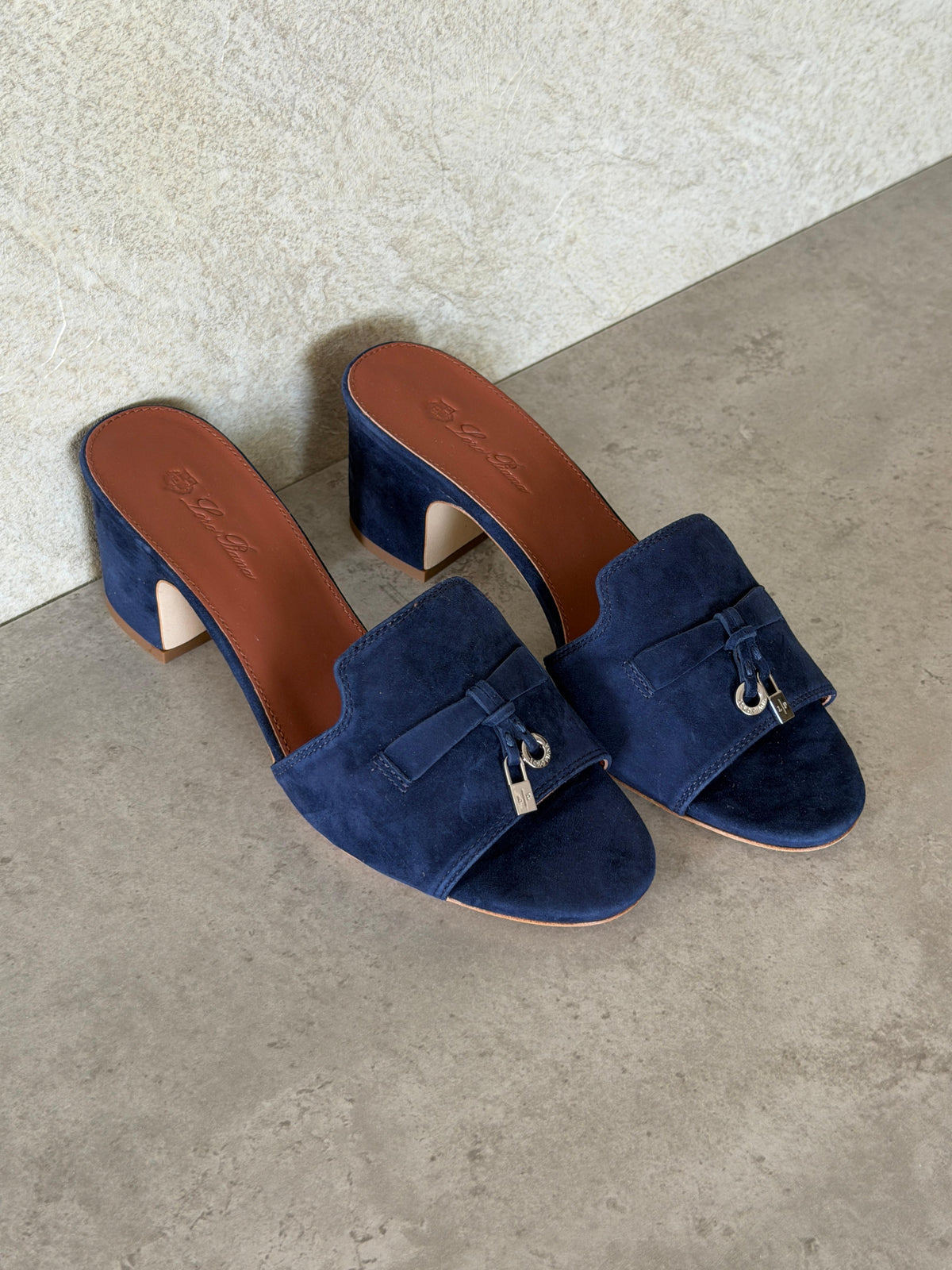 Loro Piana Summer Charms 55 Mule Sandals in Suede Goatskin - 17
