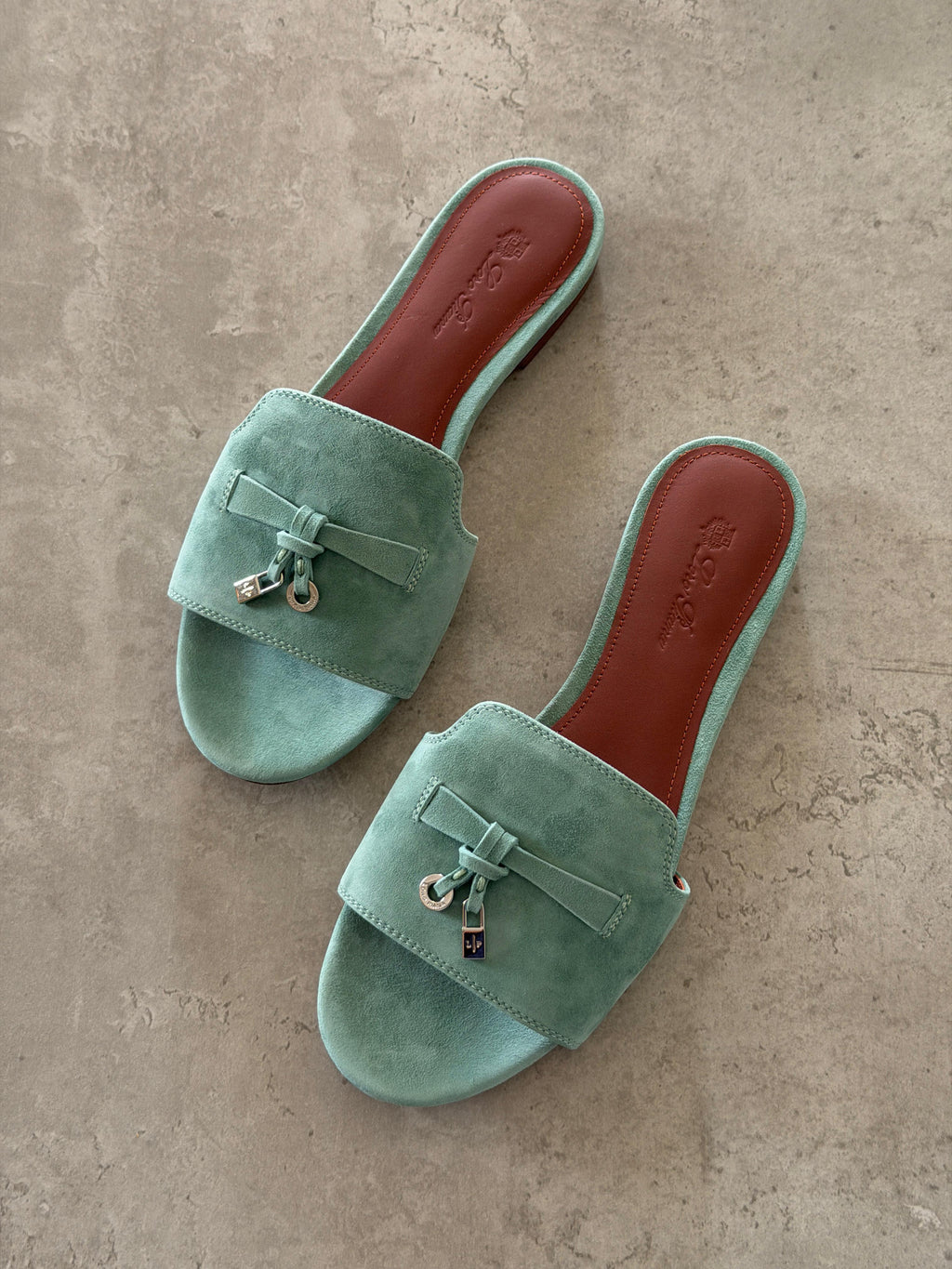 Loro Piana Summer Charms Sandals in Suede Goatskin - 7