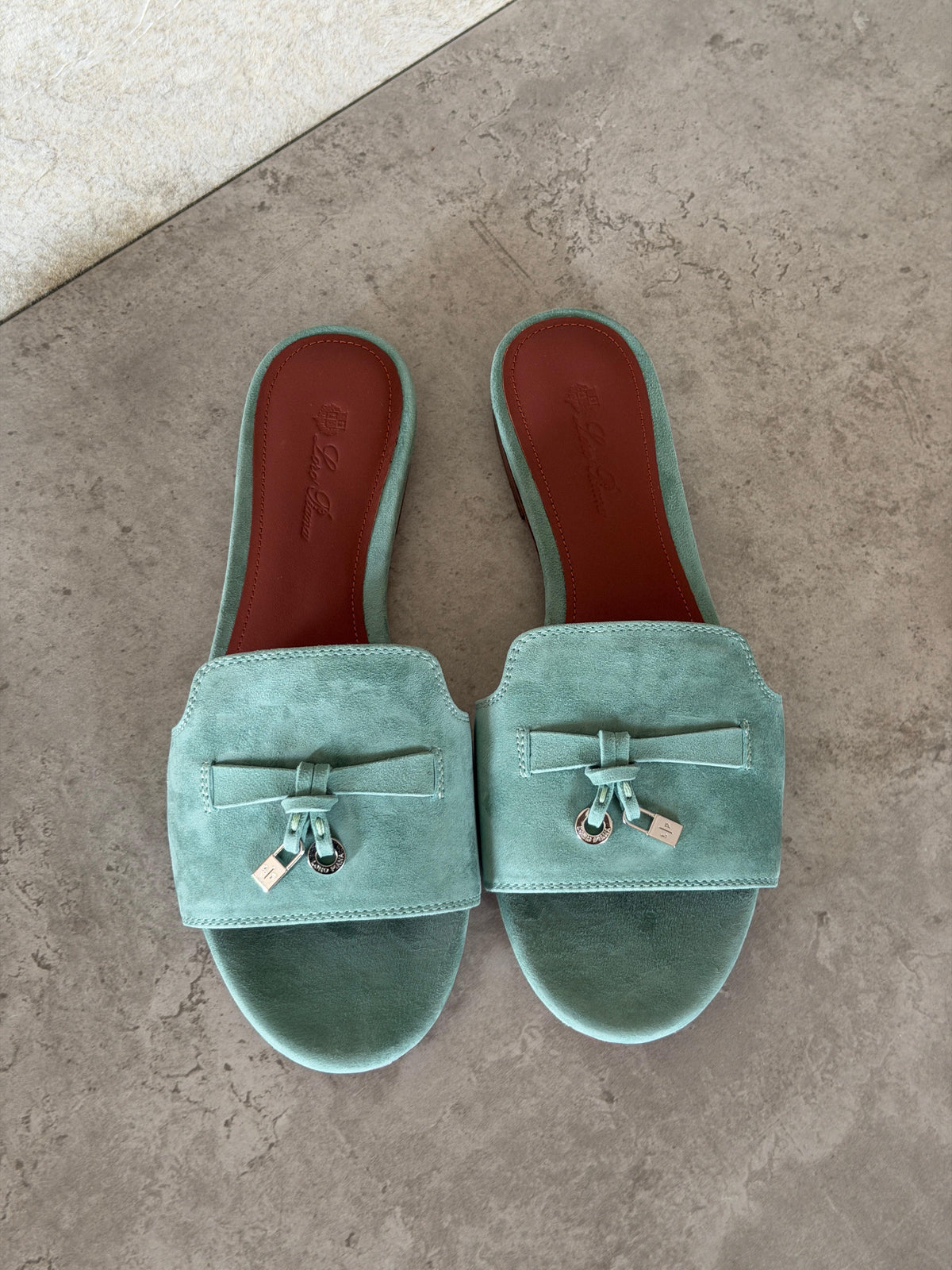 Loro Piana Summer Charms Sandals in Suede Goatskin - 5