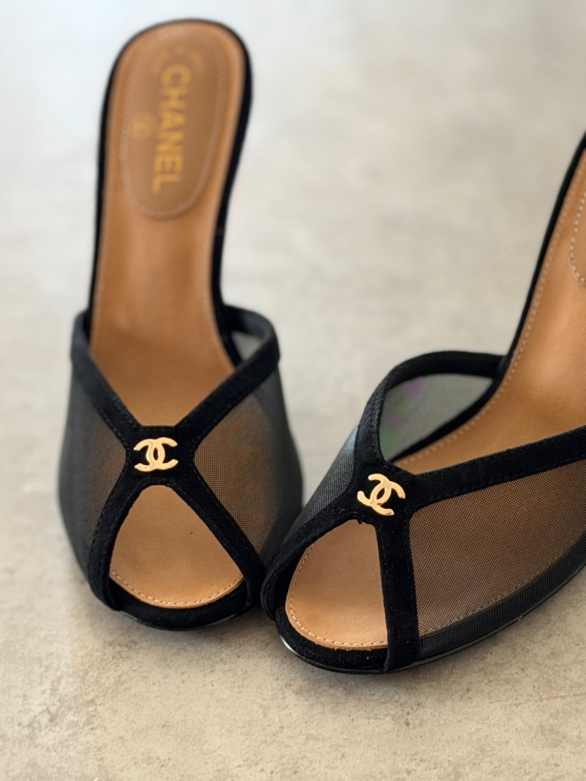 Chanel Mesh heels - 2