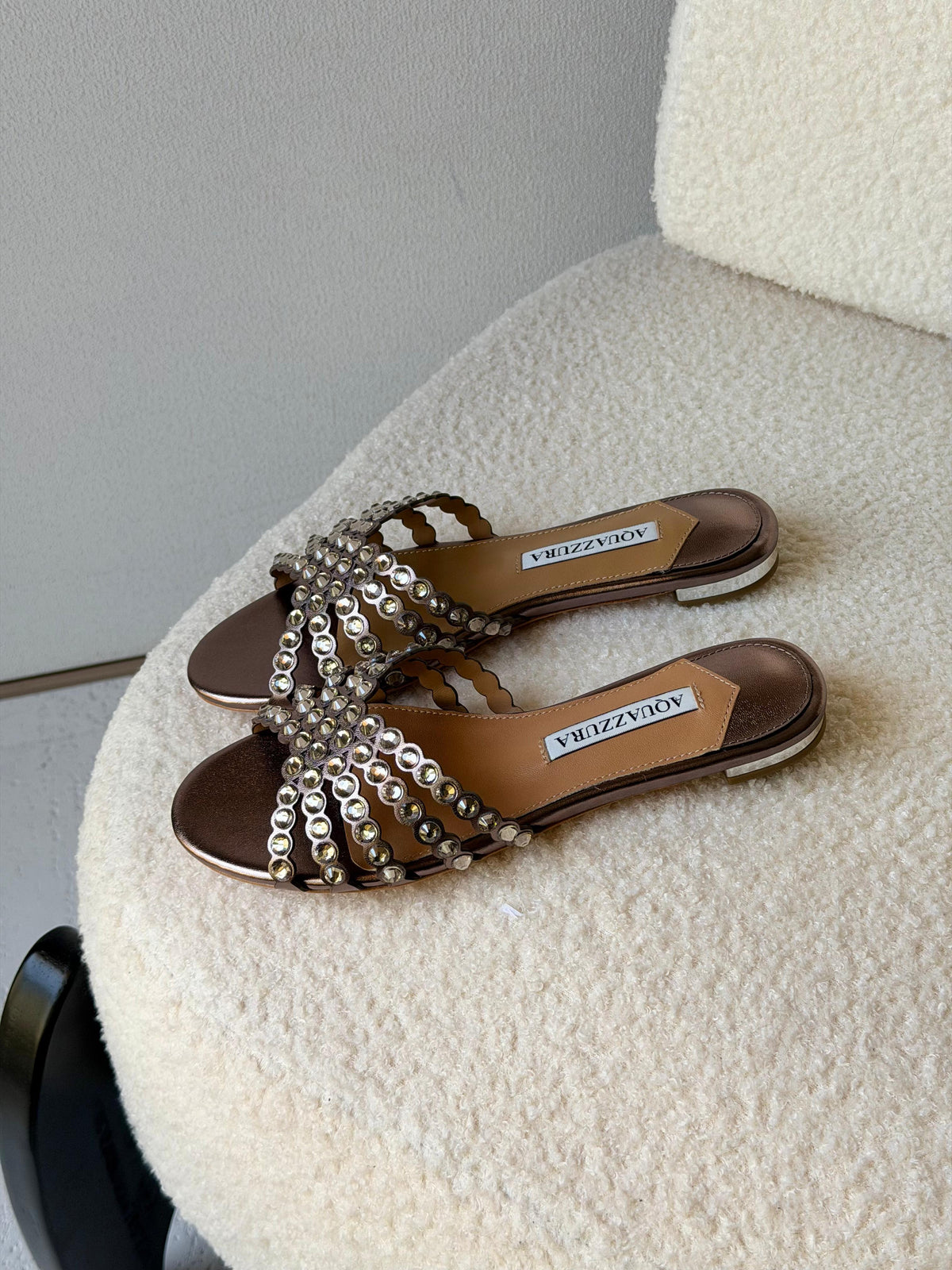 Aquazzura Tequila Crystal Sandals - 11