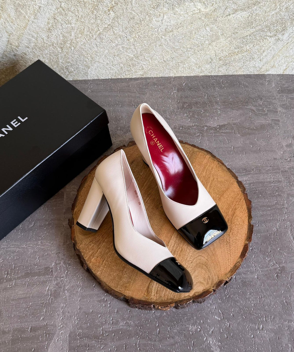 Chanel Pumps - Lambskin & patent calfskin - 6