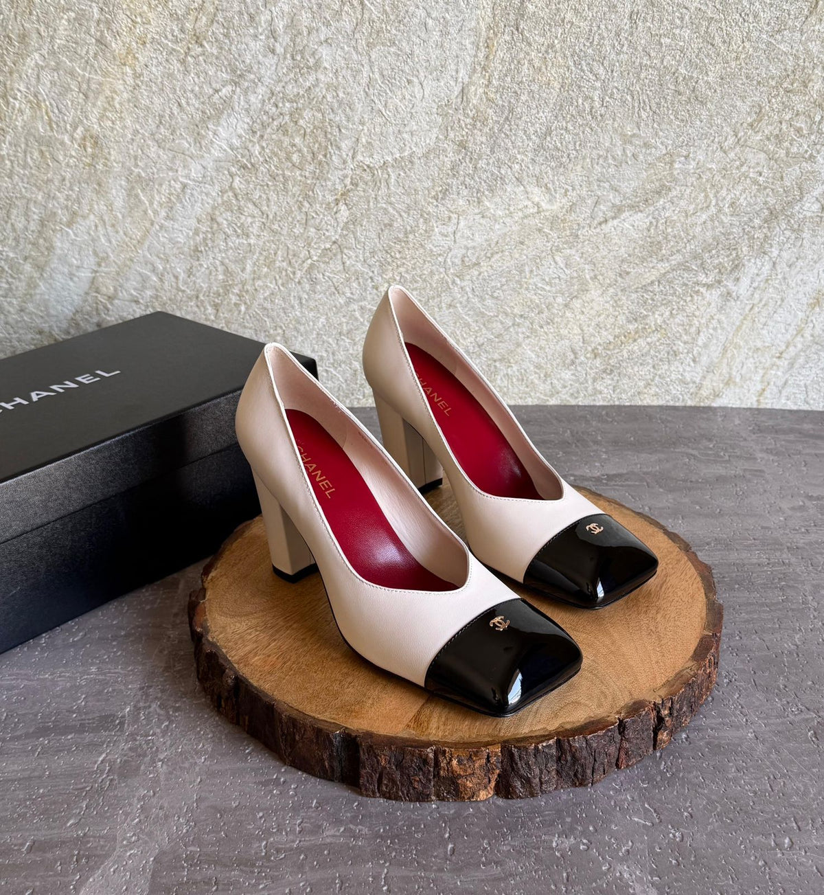 Chanel Pumps - Lambskin & patent calfskin - 2