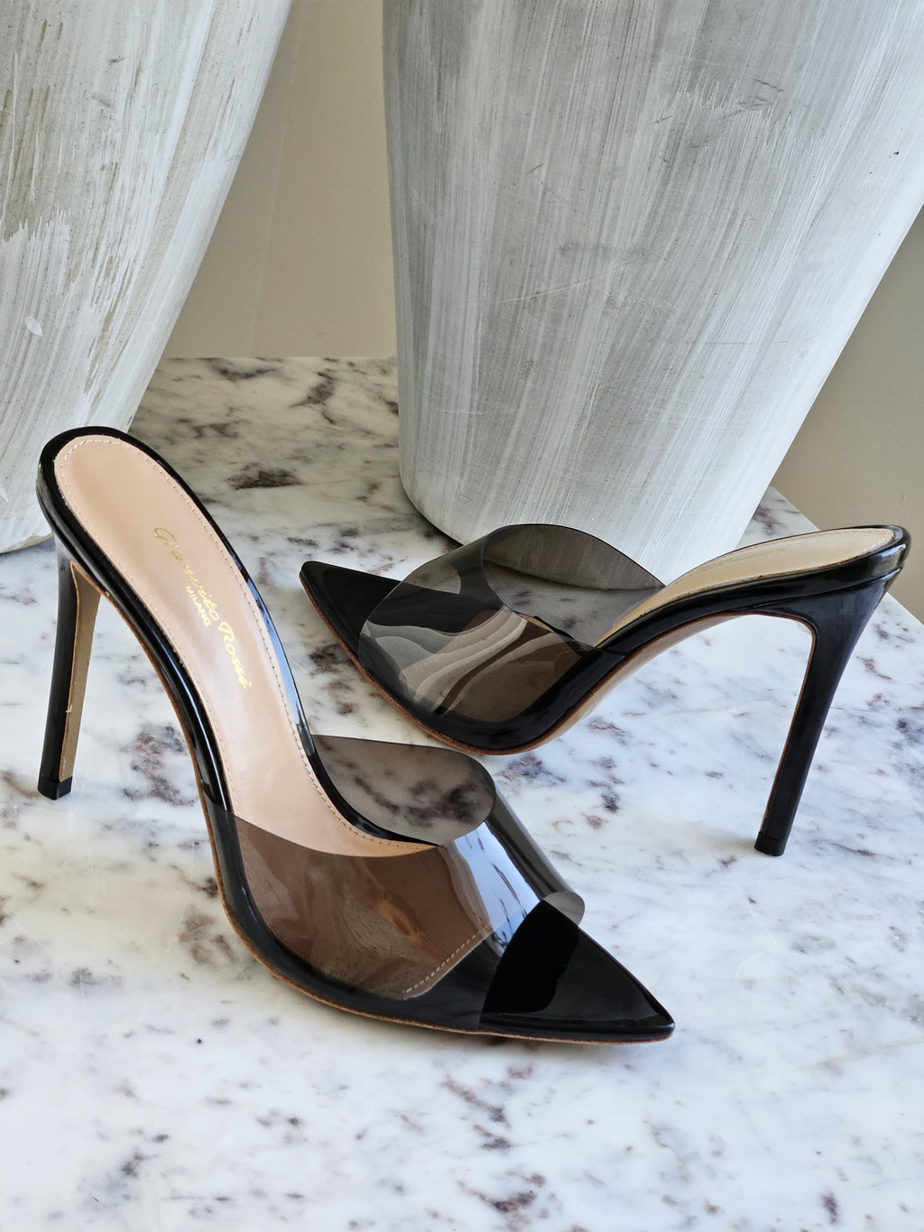 Gianvito Rossi Black Elle 105 Mule - 15