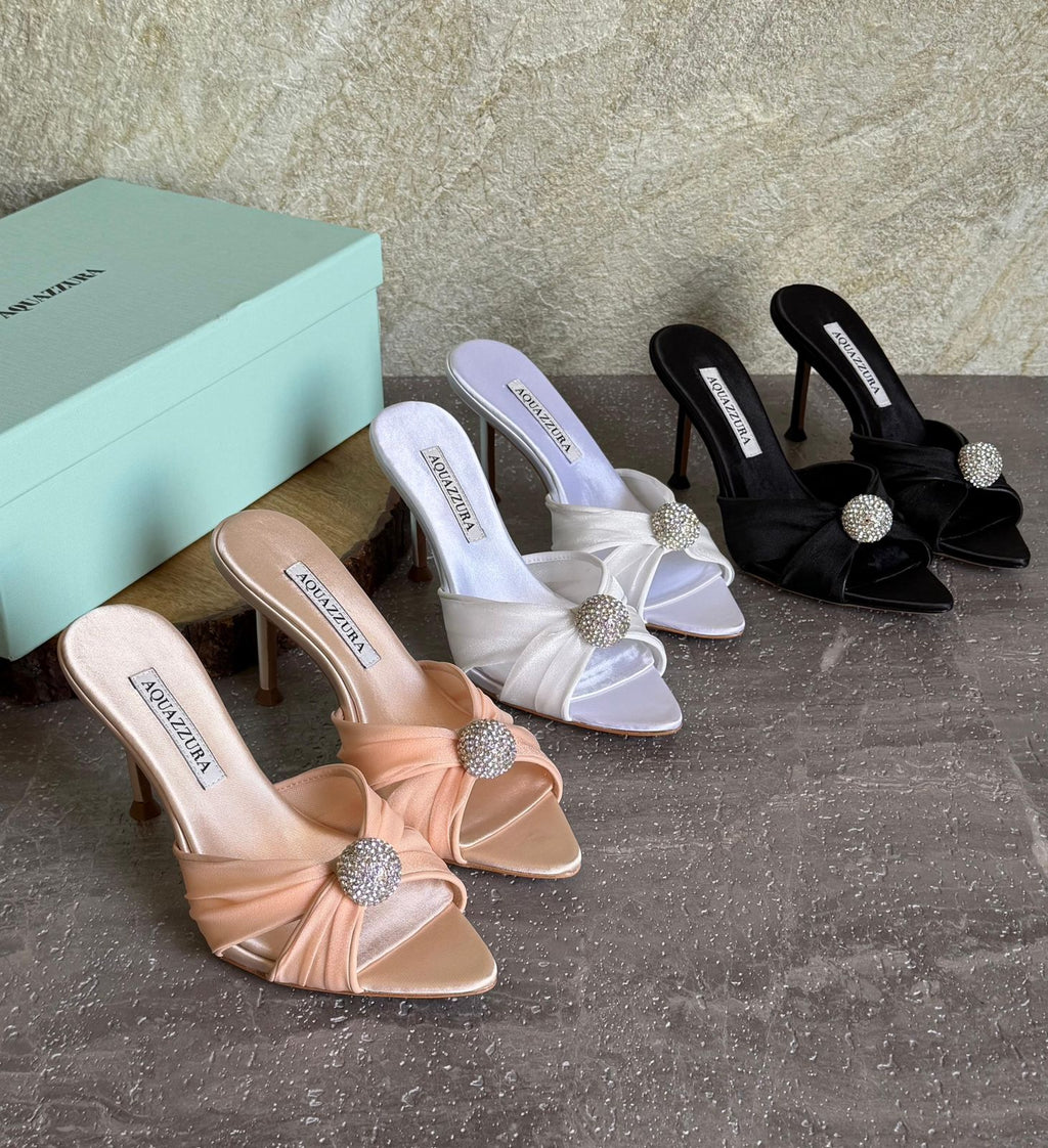 Aquazzura Mystery 85 mules - 4