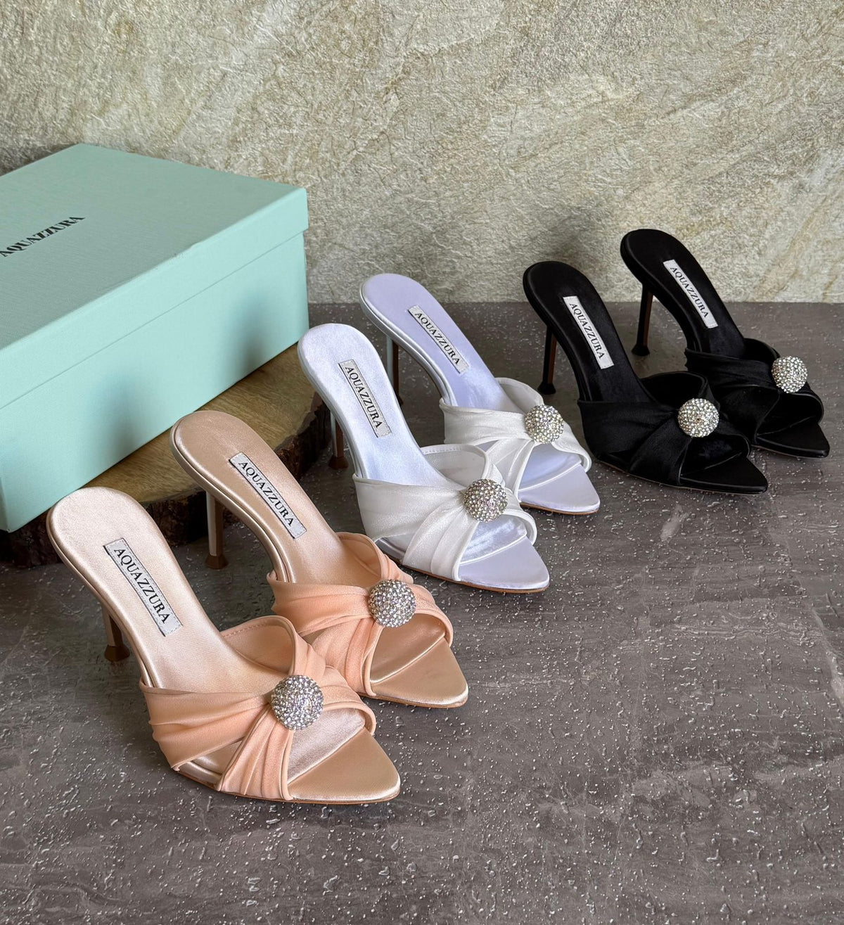 Aquazzura Mystery 85 mules - 4