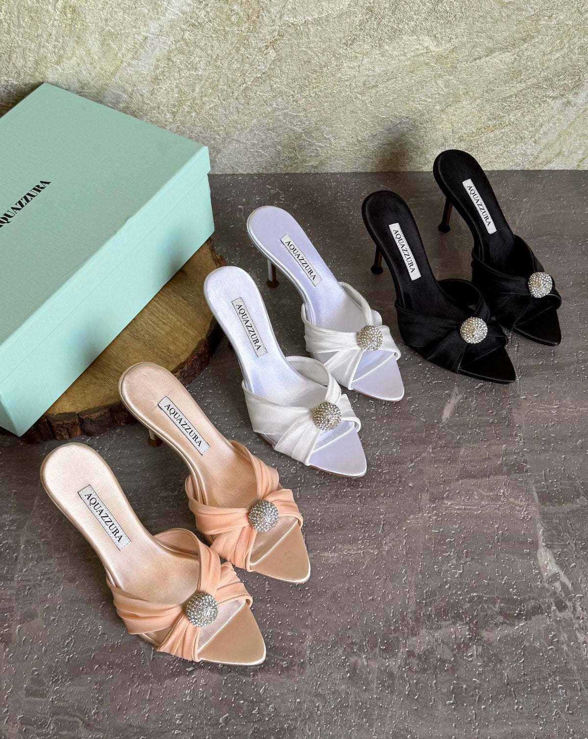Aquazzura Mystery 85 mules - 3