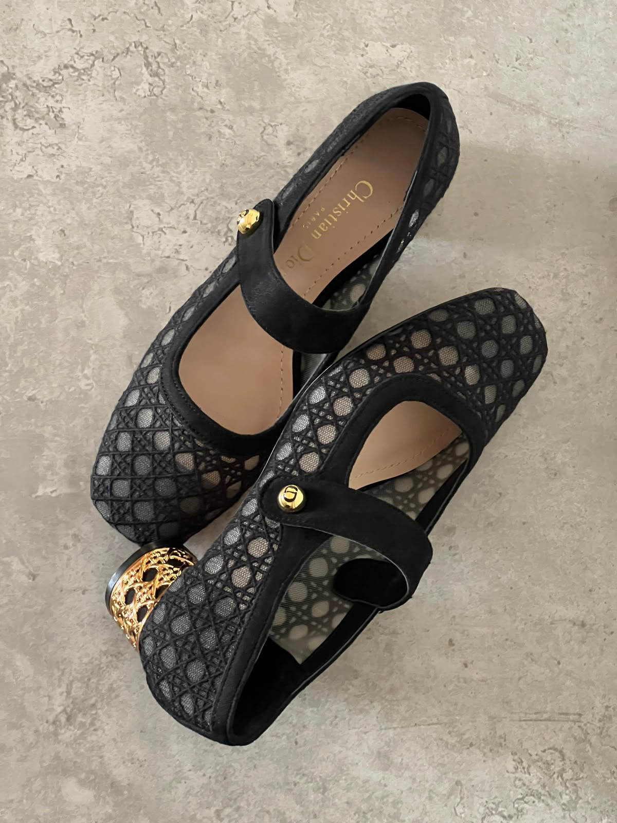 Dior Low heel mesh fabric ballerinas - 2
