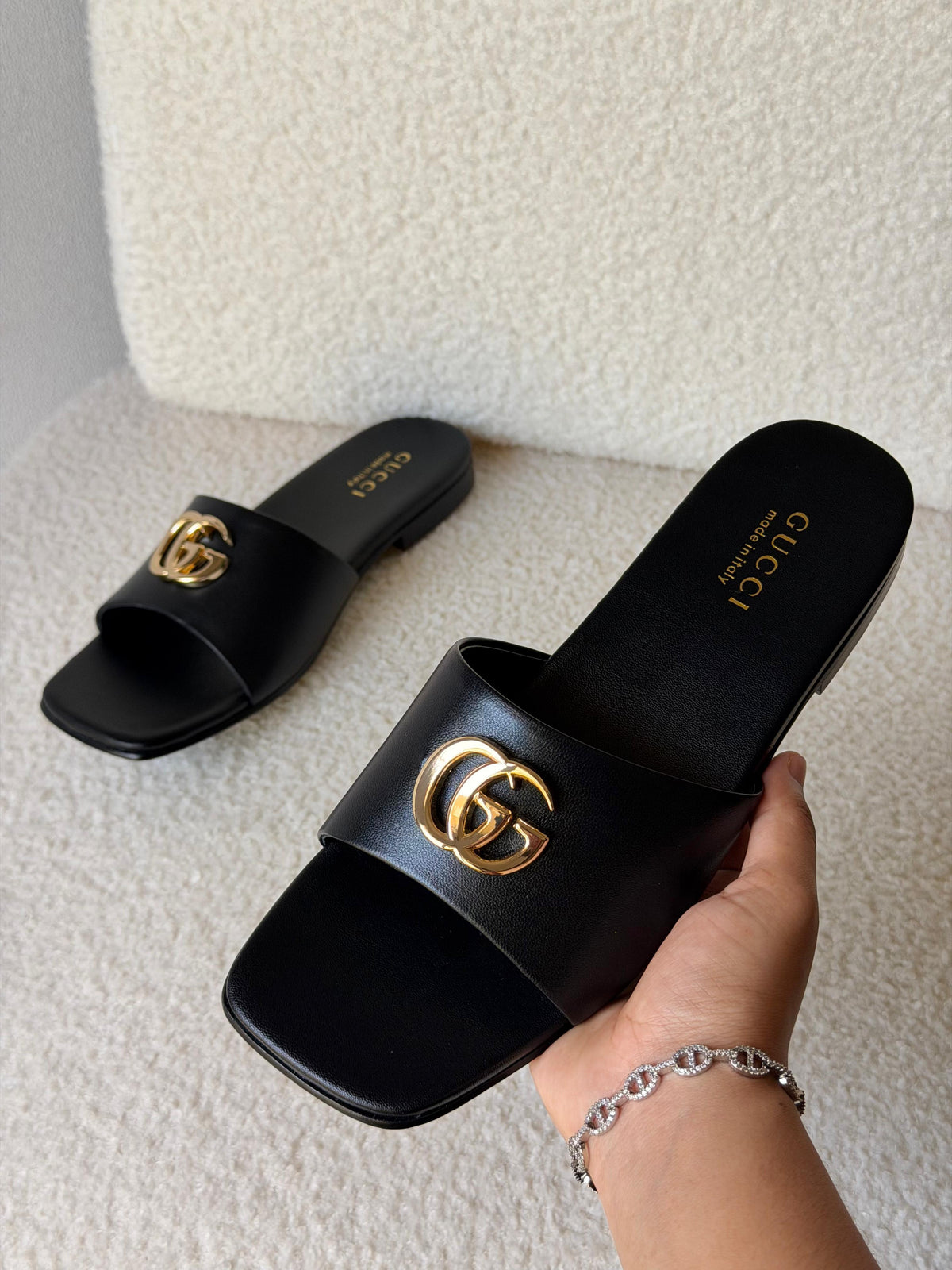Gucci Double G slide sandals - 3