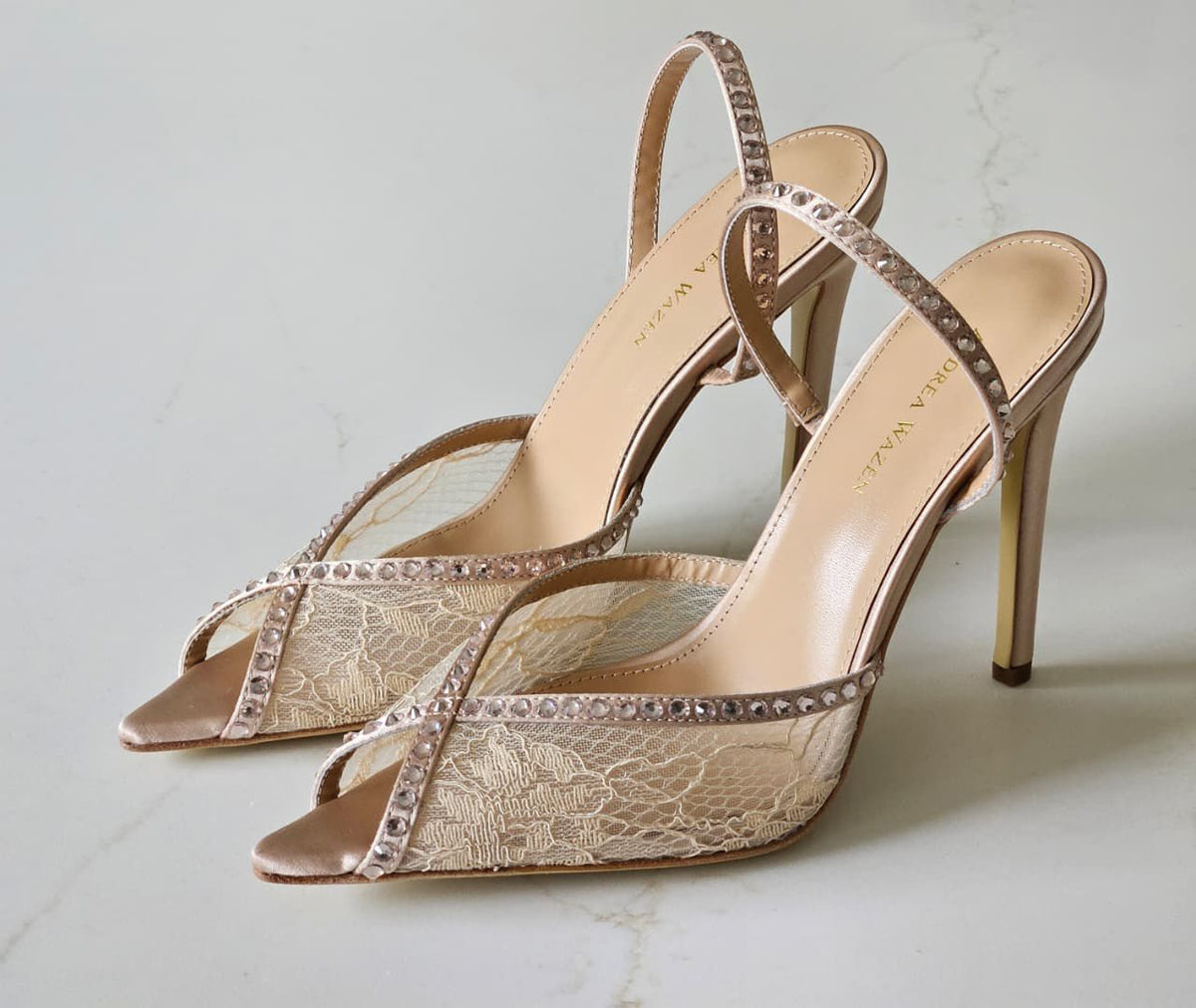 Andrea Wazen Katy 105 slingback pumps - 15