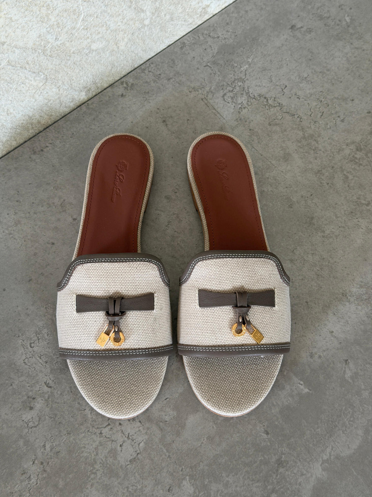 Loro Piana Brown Summer Charms Sandals - 2
