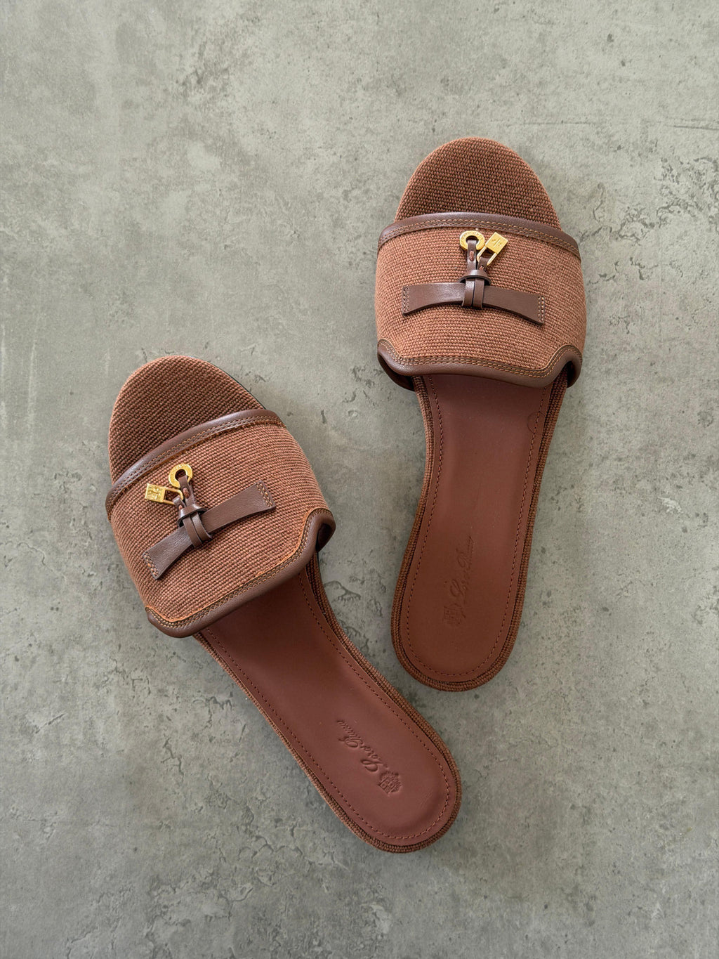 Loro Piana Brown Summer Charms Sandals - 4