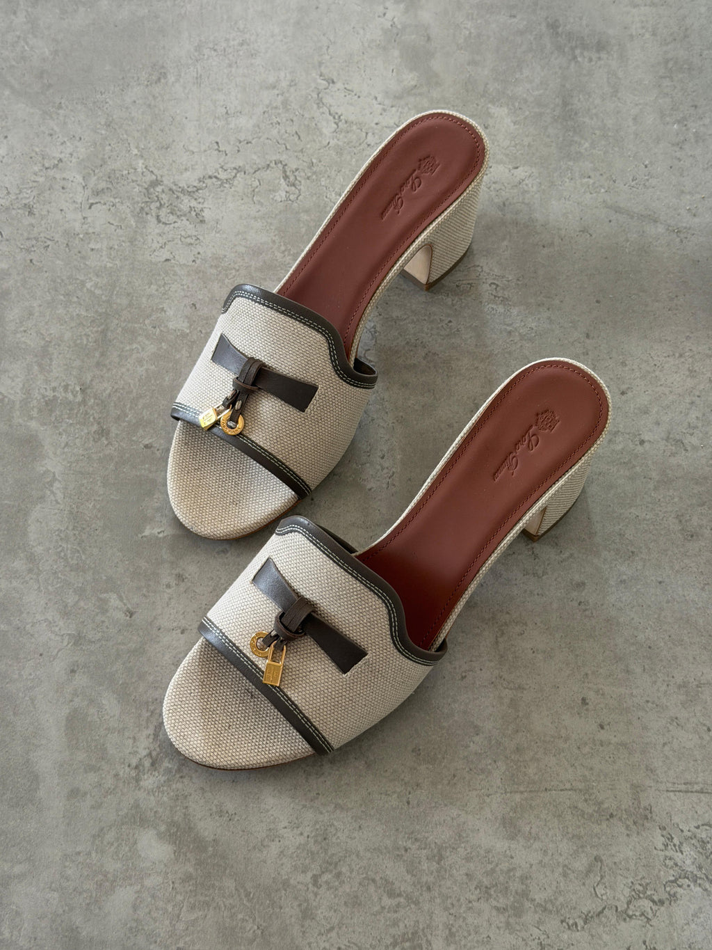 Loro Piana Brown Summer Charms 55 Sandals - 4