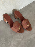 Loro Piana Brown Summer Charms 55 Sandals