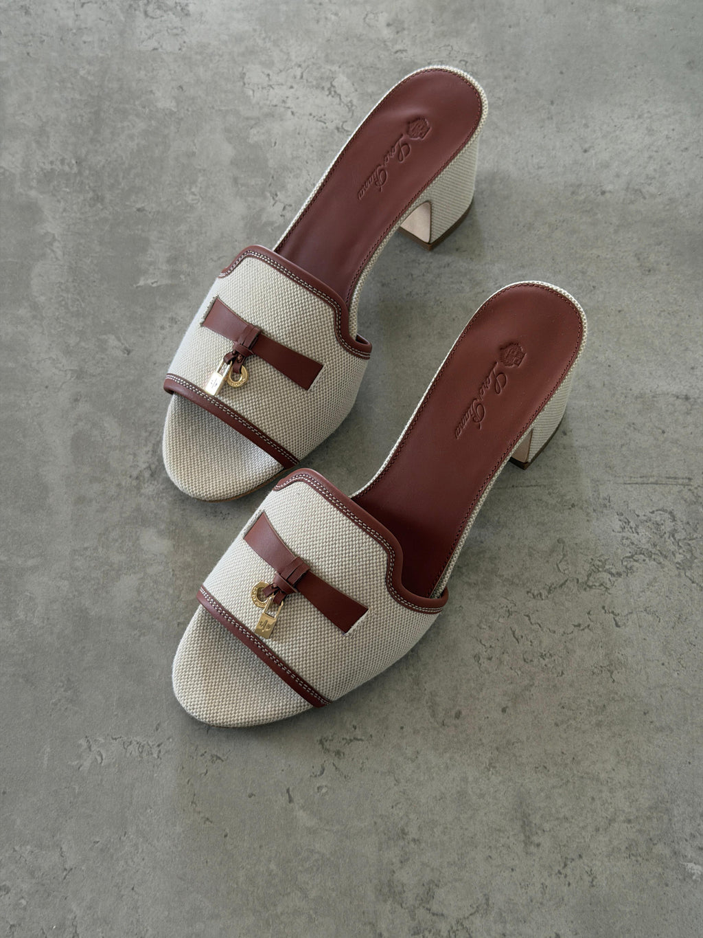 Loro Piana Brown Summer Charms 55 Sandals - 4