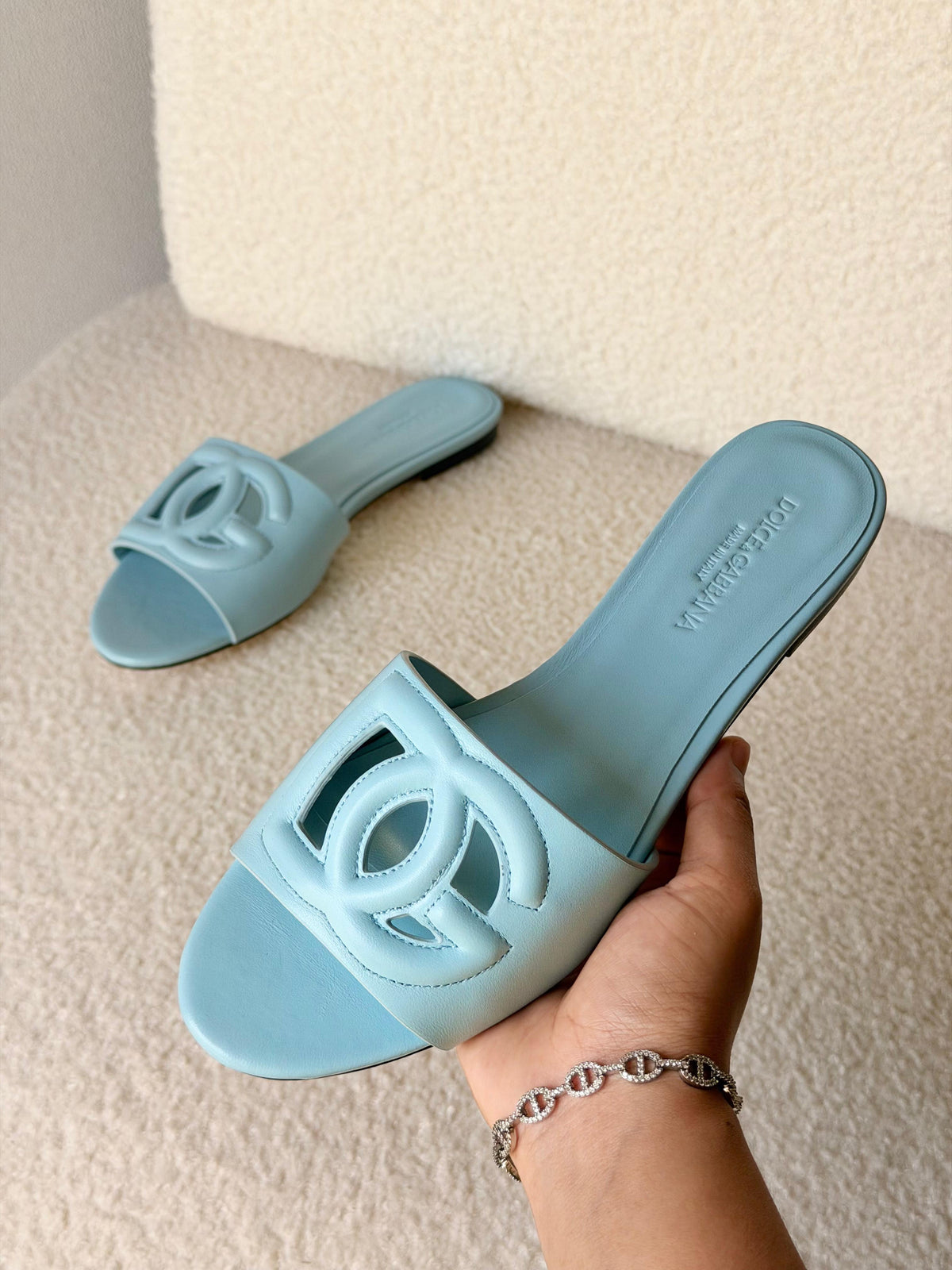 Dolce&Gabbana DG logo sandals - 14