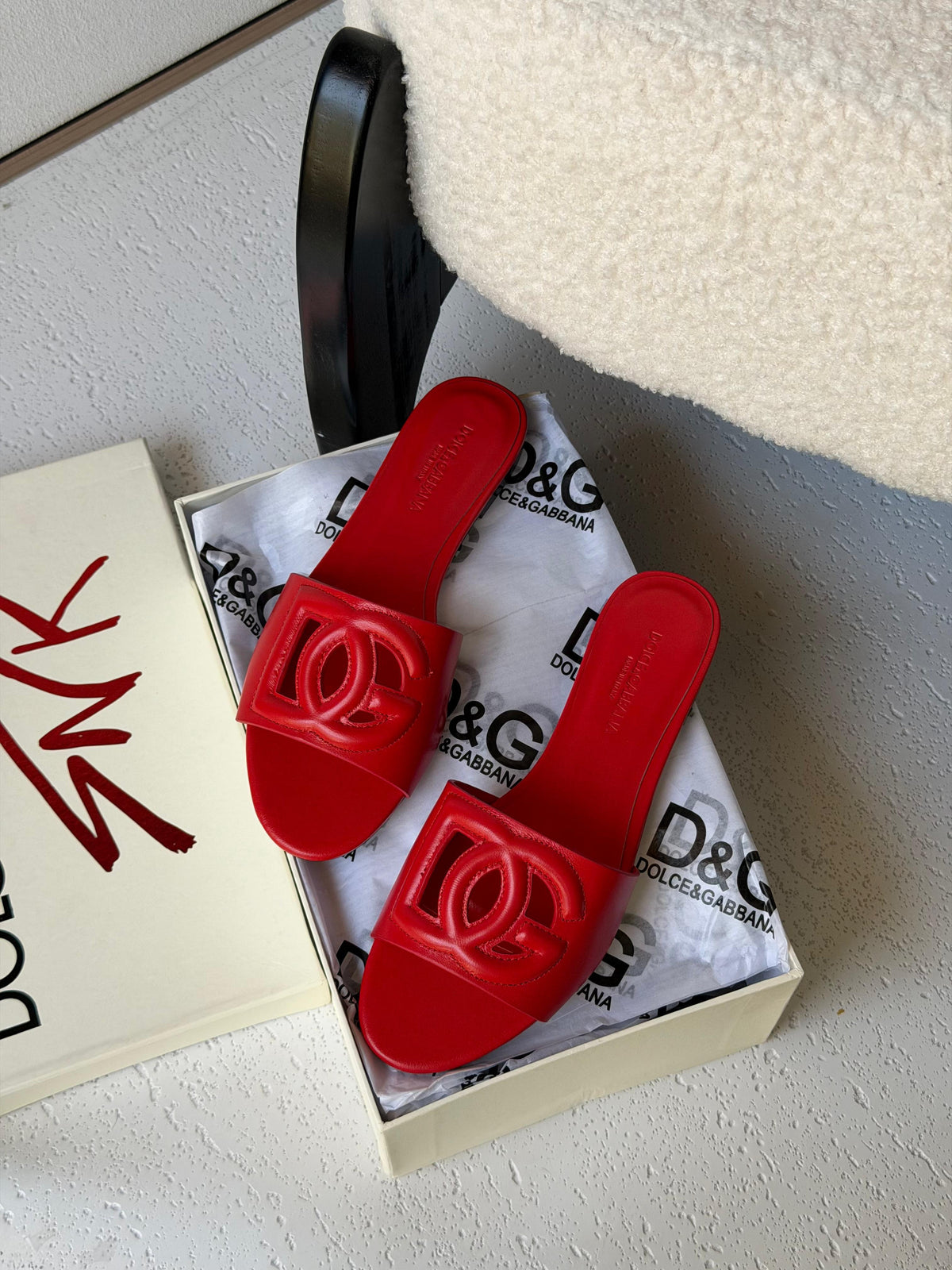 Dolce&Gabbana DG logo sandals - 12