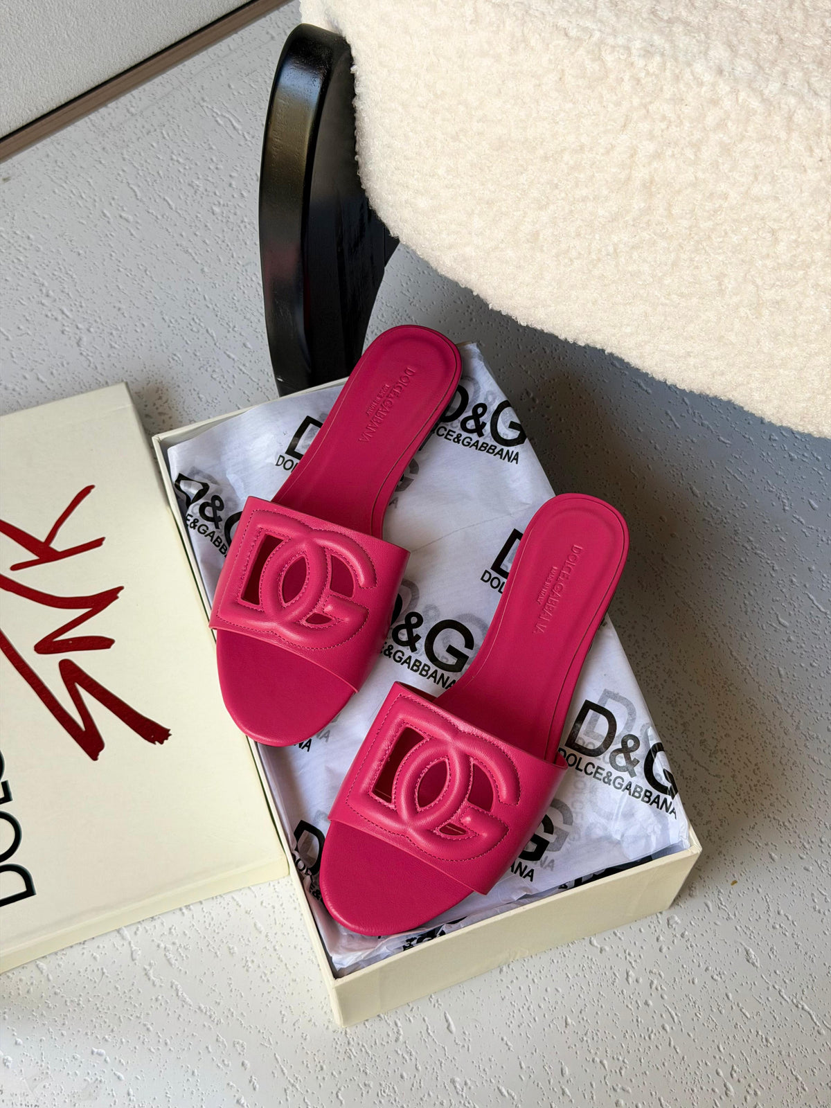 Dolce&Gabbana DG logo sandals - 7