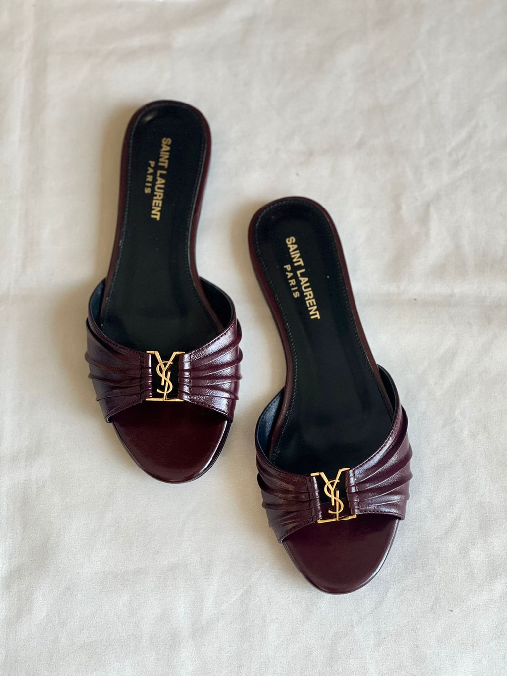 Saint Laurent Babylone slide sandals - 3