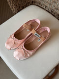 Miu Miu Satin ballerinas