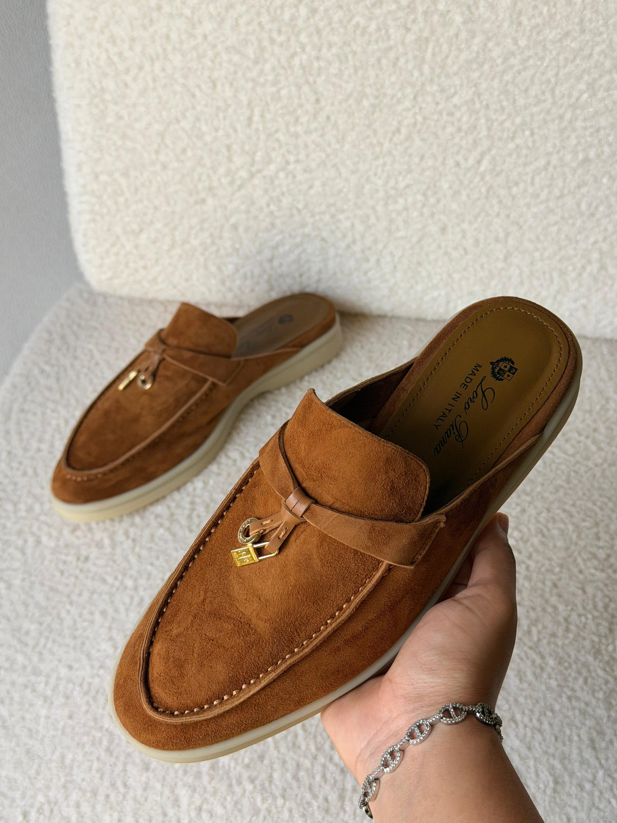Loro Piana Babouche Charms Flat - 3
