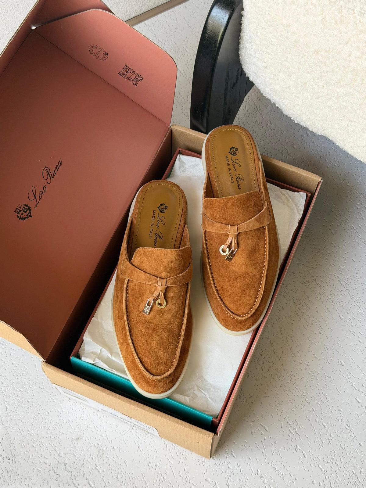 Loro Piana Babouche Charms Flat - 4