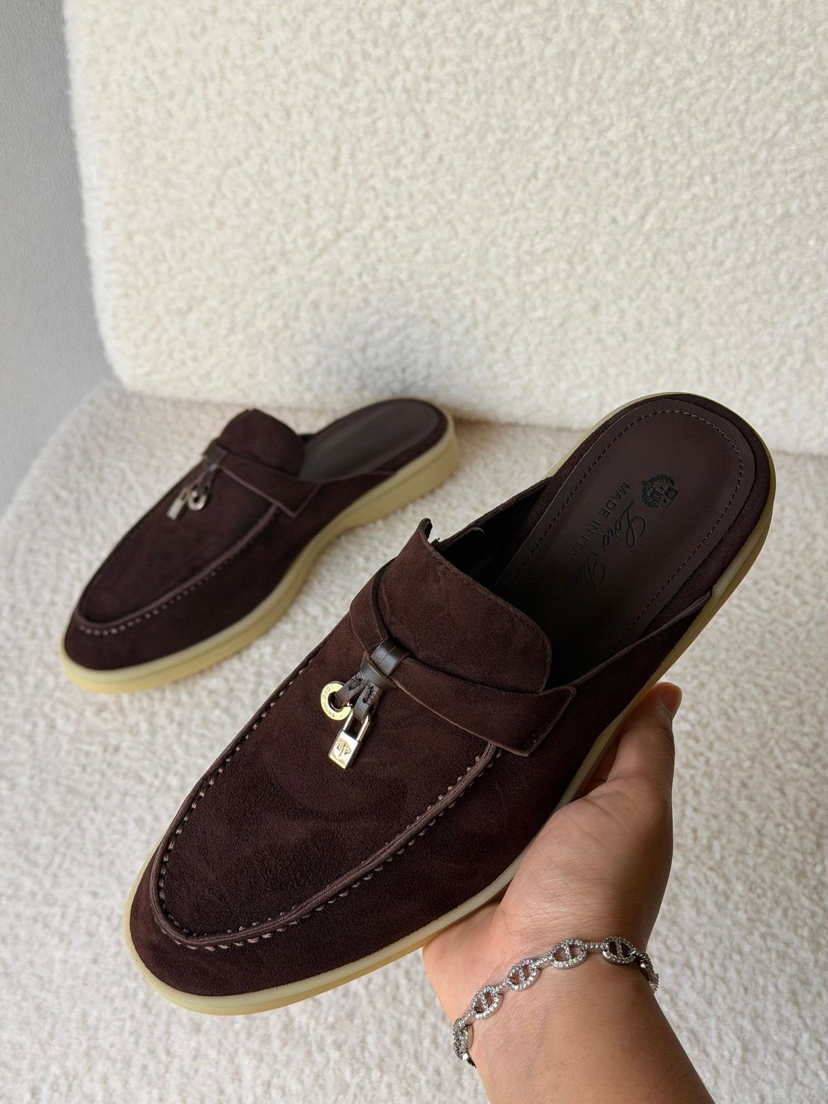 Loro Piana Babouche Charms Flat - 6