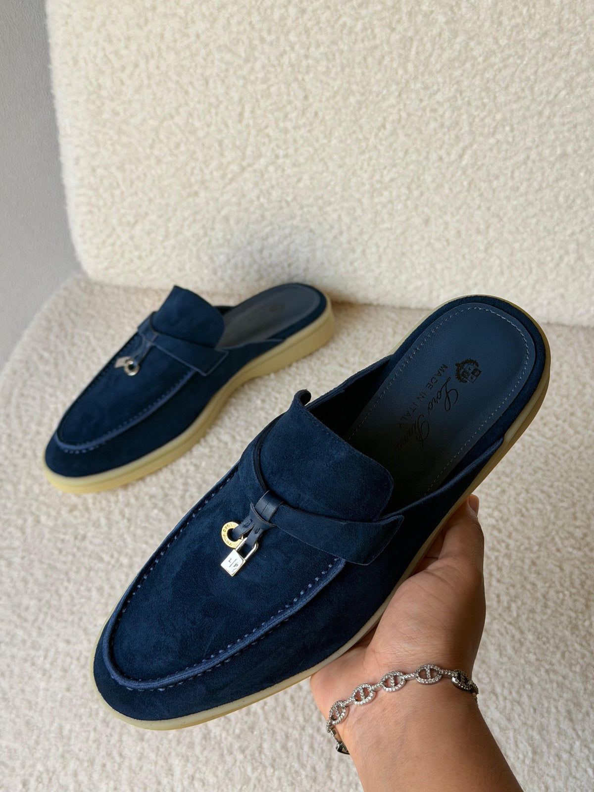 Loro Piana Babouche Charms Flat - 9