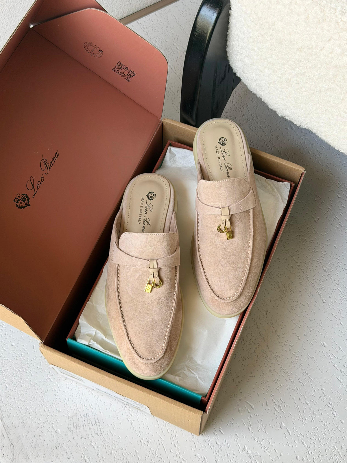 Loro Piana Babouche Charms Flat - 16