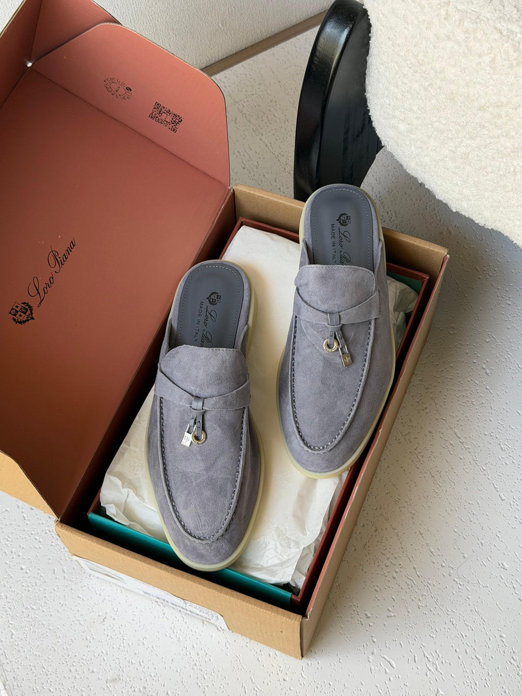 Loro Piana Babouche Charms Flat - 6