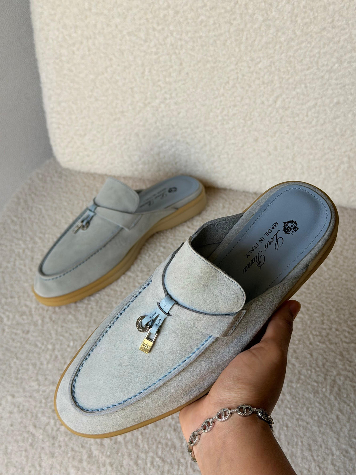 Loro Piana Babouche Charms Flat - 8