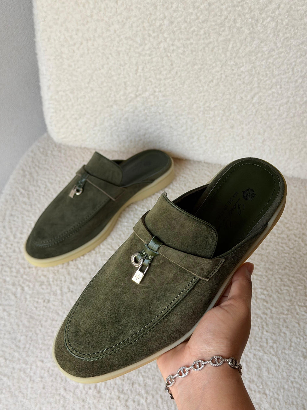 Loro Piana Babouche Charms Flat. - 3