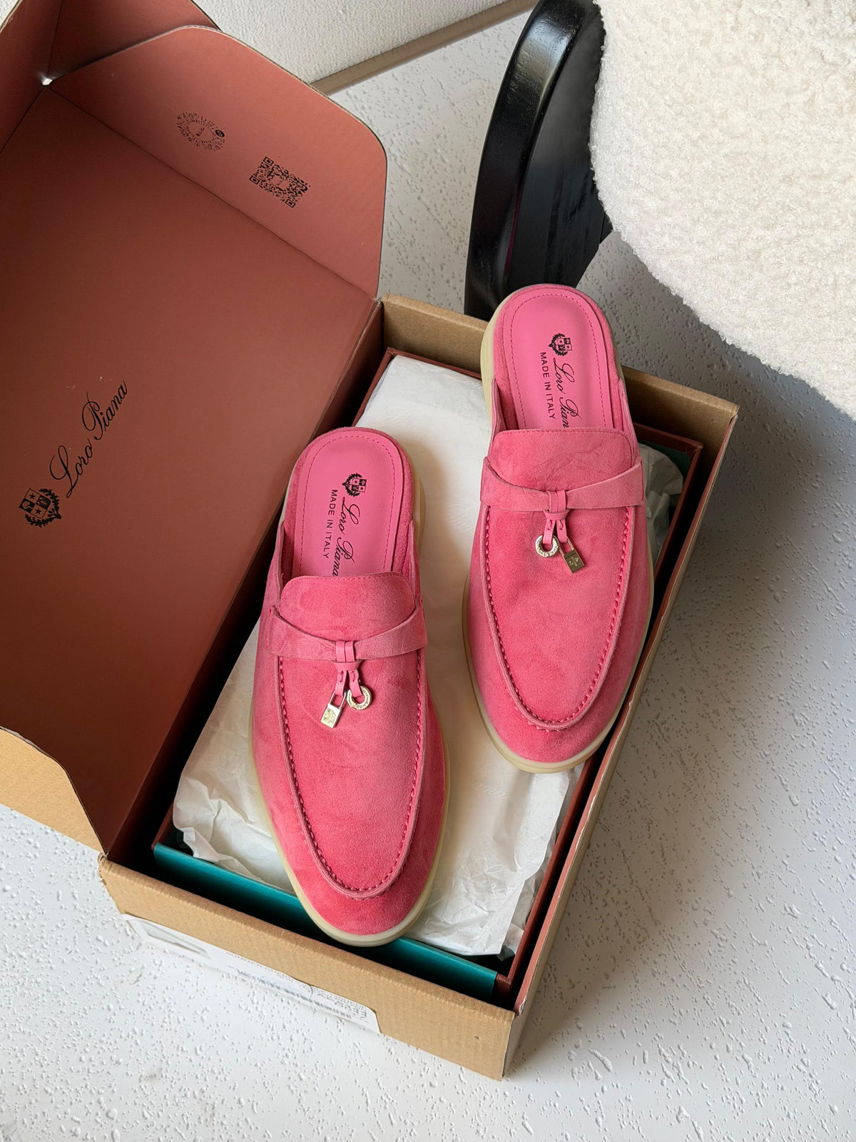 Loro Piana Babouche Charms Flat. - 7