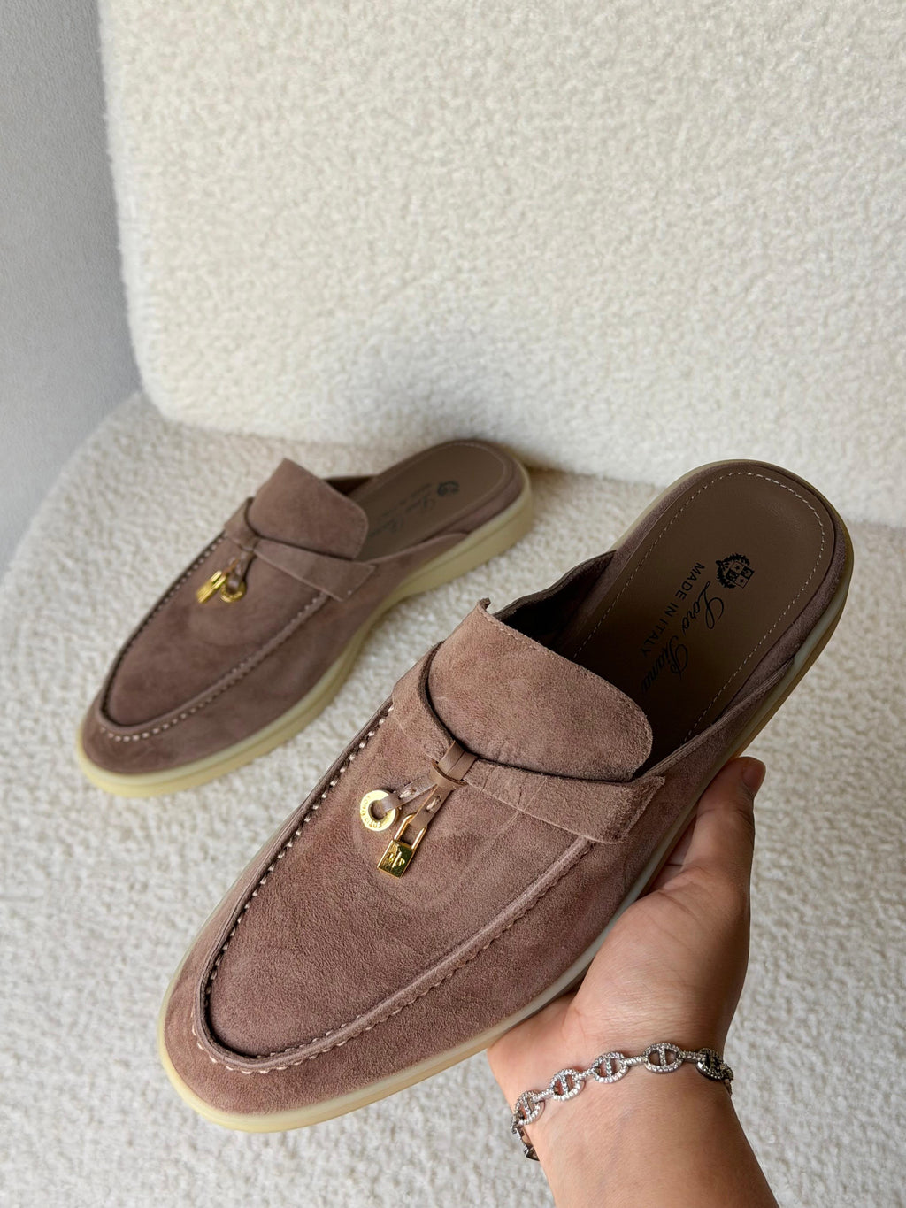 Loro Piana Babouche Charms Flat. - 8