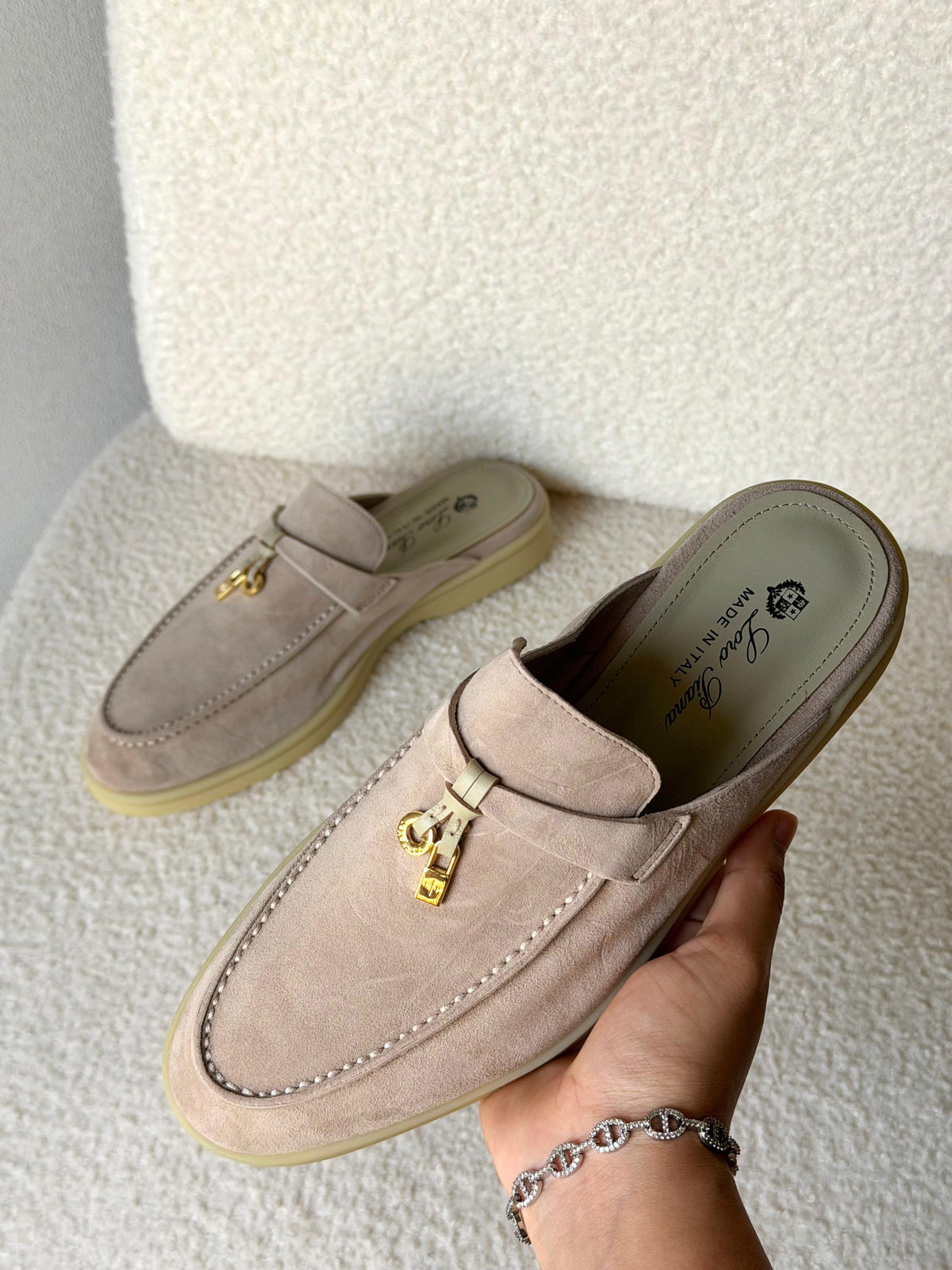 Loro Piana Babouche Charms Flat. - 11