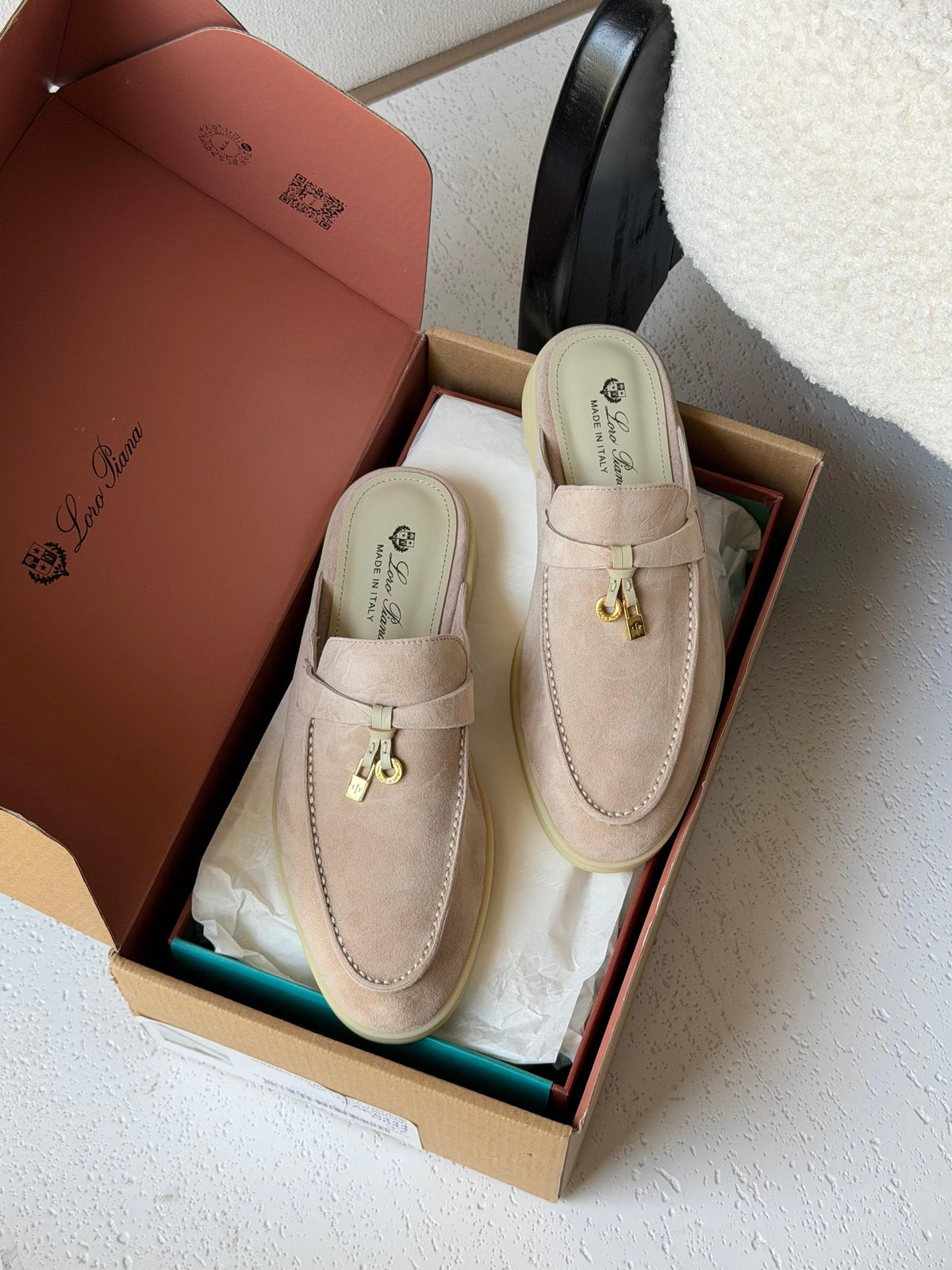 Loro Piana Babouche Charms Flat. - 12