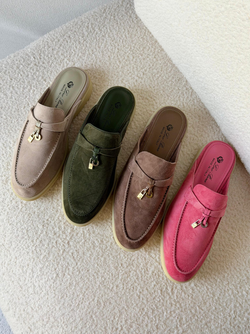 Loro Piana Babouche Charms Flat.