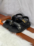 Dior Dioract Sandal Black Quilted Cannage Calfskin