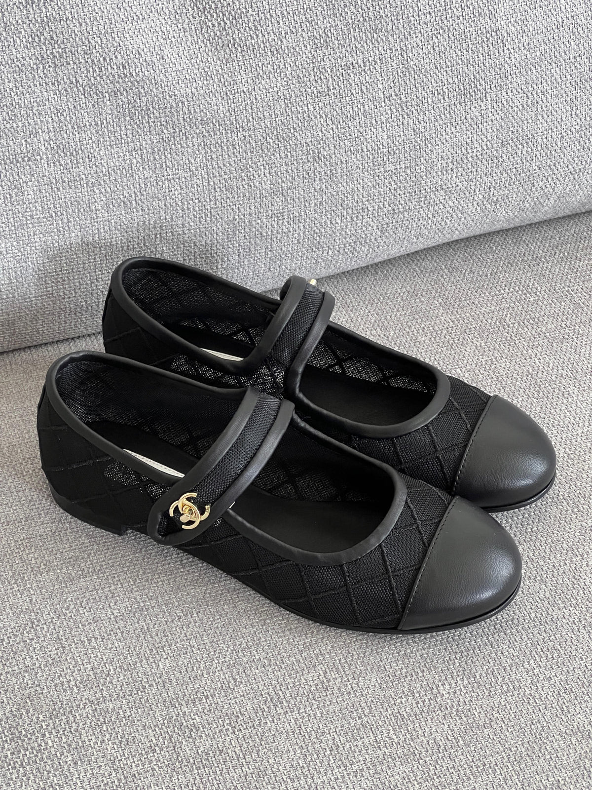 CHANEL Mary Jane Ballet Flats