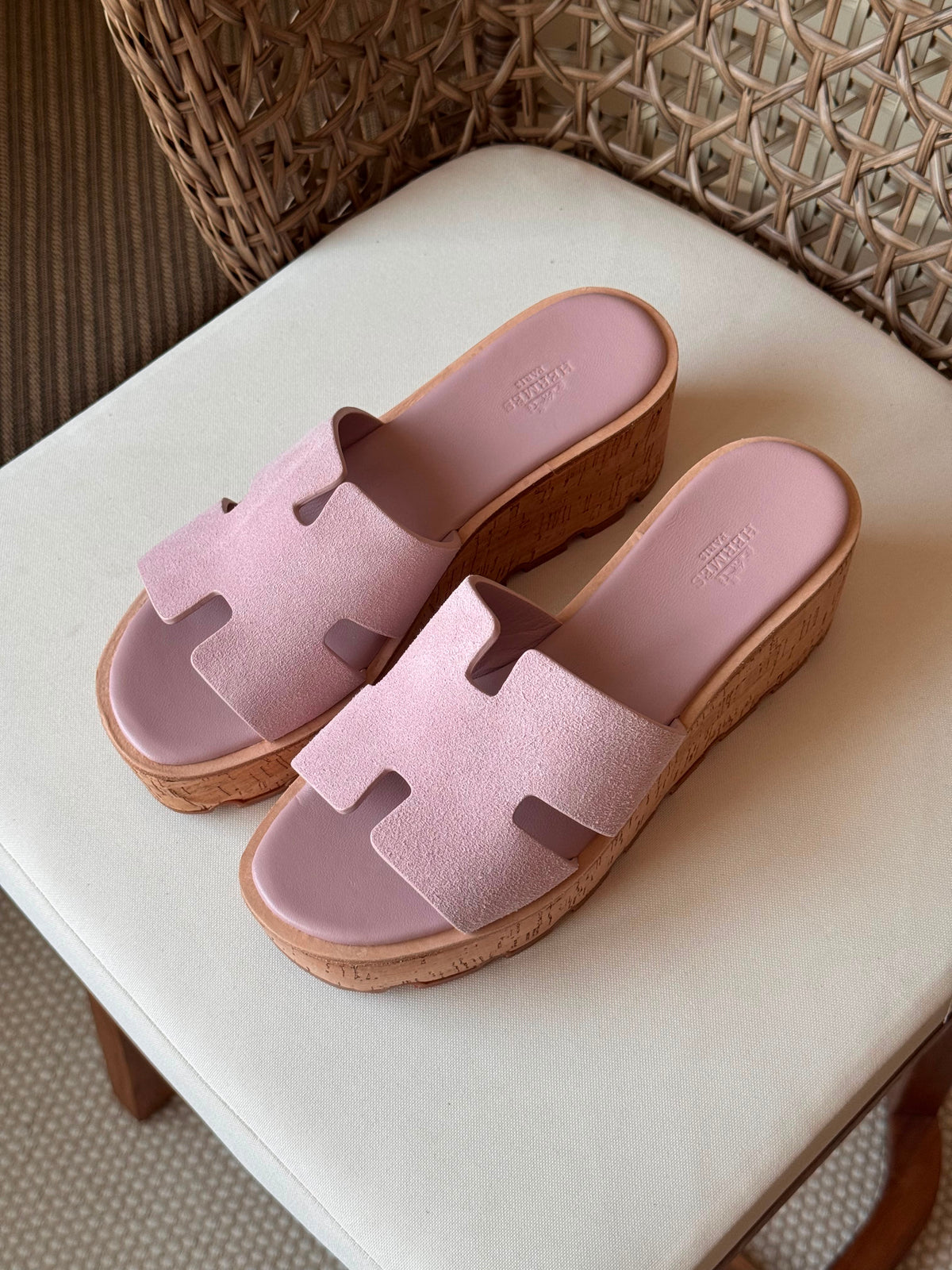 Hermes Luce 30 Sandals in Suede - 12