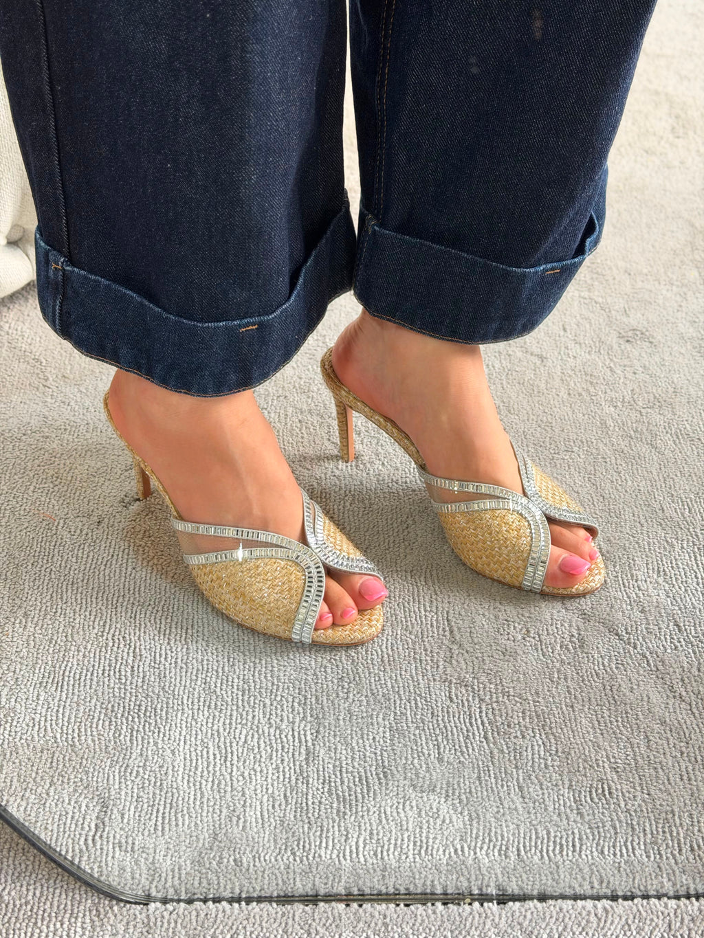 Aquazzura Wild Aurora 75 Mules - 2