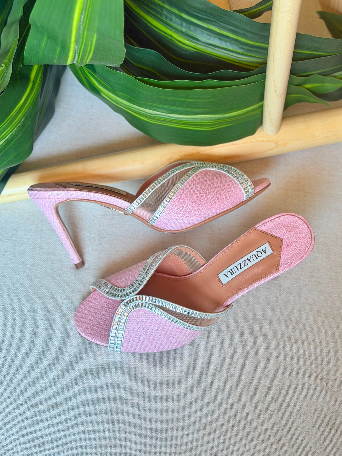 Aquazzura Wild Aurora 75 Mules - 4