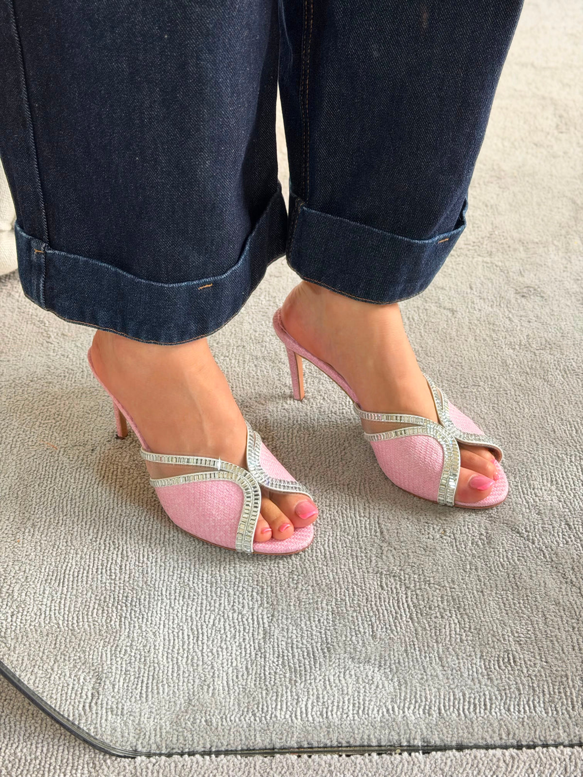 Aquazzura Wild Aurora 75 Mules - 6