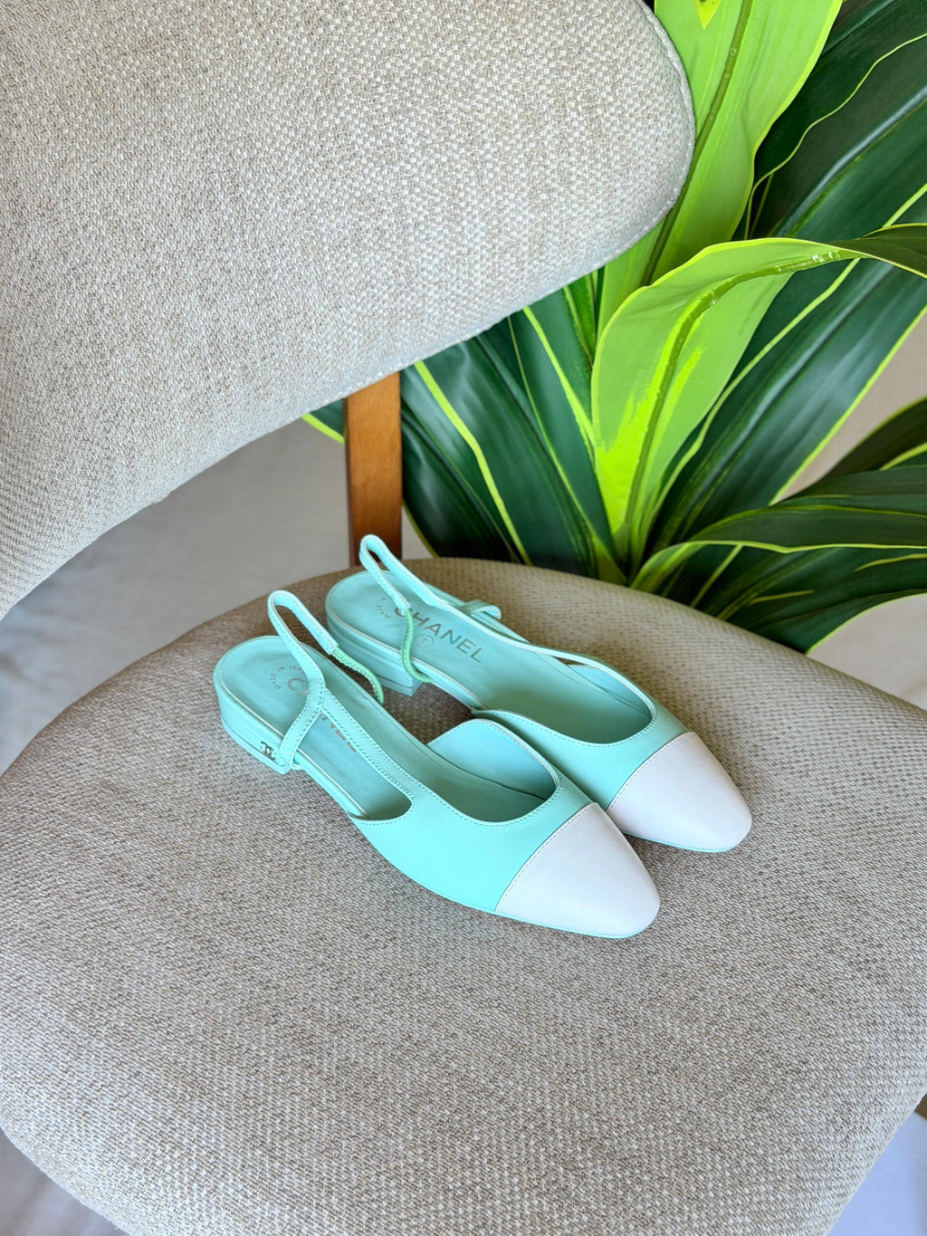 Chanel Flat Slingbacks