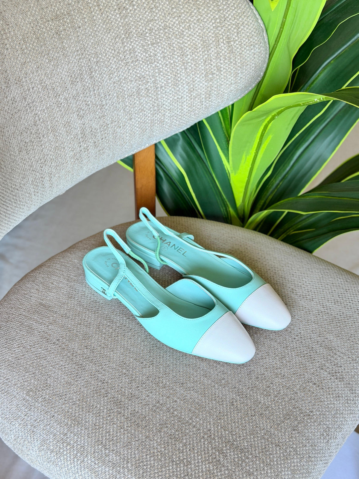 Chanel Flat Slingbacks