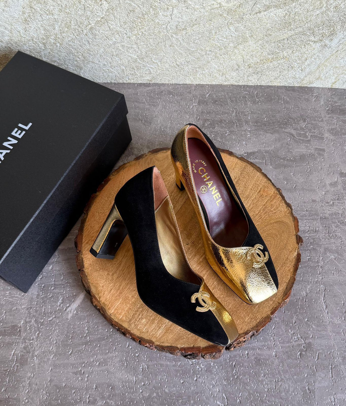 Chanel sandals in Lambskin and Patent - 3