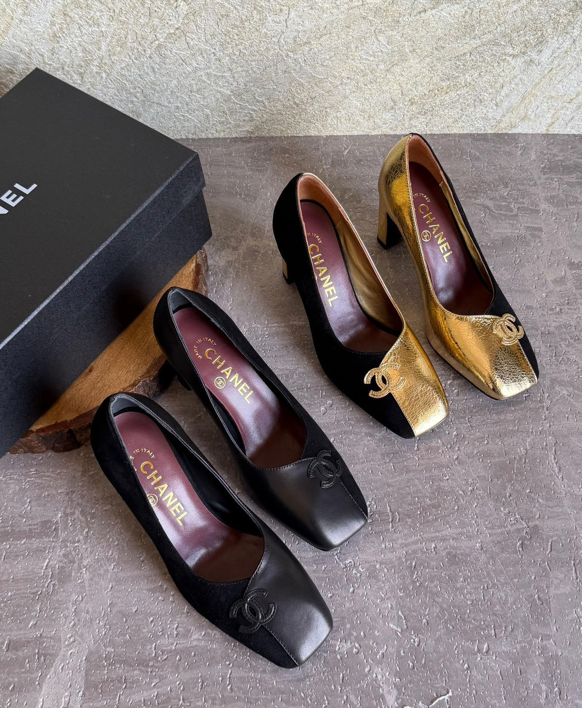 Chanel sandals in Lambskin and Patent - 6