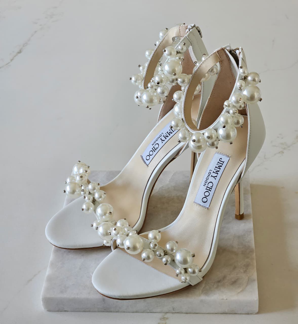 Jimmy Choo Maisel 100 Embellished Leather Sandals - 2
